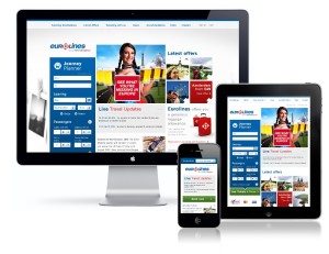 Example of responsive website design